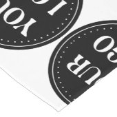 Persoonlijk op maat gemaakt afstudeercadeau korte tafelloper (Hoek)