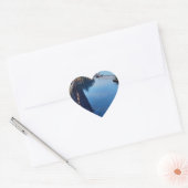 Persoonlijk op maat gemaakt hart sticker (Envelop)