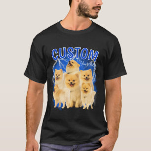 Persoonlijk Op Maat Gemaakt Huisdier Vintage Bootl T-shirt