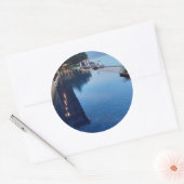 Persoonlijk op maat gemaakt ronde sticker (Envelop)