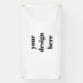 Persoonlijk op maat gemaakt spandoek (Verticaal)