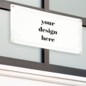 Persoonlijk op maat gemaakt spandoek (Buitenkant Gebouw)