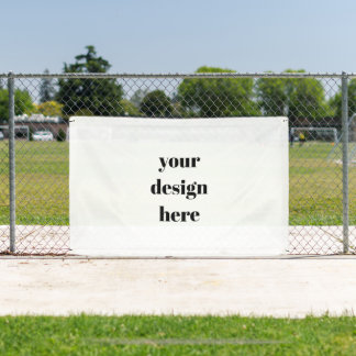 Persoonlijk op maat gemaakt spandoek