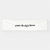 Persoonlijk op maat gemaakt spandoek (Horizontaal)