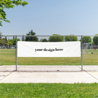 Persoonlijk op maat gemaakt spandoek