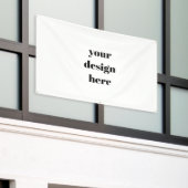 Persoonlijk op maat gemaakt spandoek (Buitenkant Gebouw)