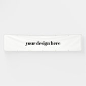 Persoonlijk op maat gemaakt spandoek (Horizontaal)
