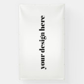 Persoonlijk op maat gemaakt spandoek (Verticaal)