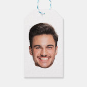Persoonlijk Op maat gemaakte gezicht Cadeaulabel (Achterkant)