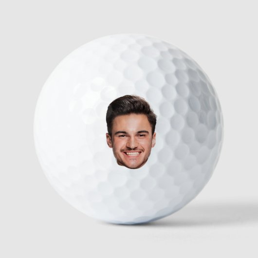 Persoonlijk Op maat gemaakte gezicht Golfballen (Voorkant)