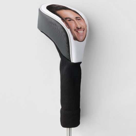 Persoonlijk Op Maat Gemaakte Gezicht Vader Golfheadcover (Schuin)