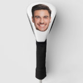 Persoonlijk Op Maat Gemaakte Gezicht Vader Golfheadcover (Voorkant)
