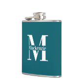 Persoonlijk Op Maat Gemaakte Monogram Heupfles (Links)