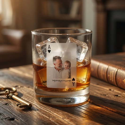 Persoonlijk opa-whiskeyglas | Aangepaste foto Whisky Glas
