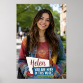 Persoonlijk Opbeurend Fotocadeau Poster (Voorkant)