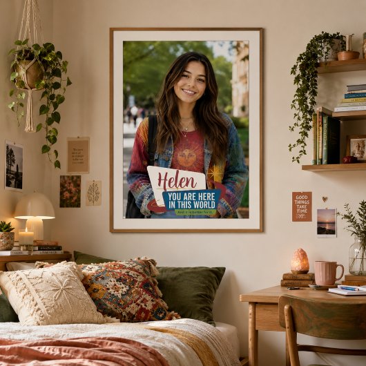 Persoonlijk Opbeurend Fotocadeau Poster