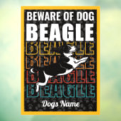 Persoonlijk opletten van de Waarschuwing van de Ba Raamsticker (Vel 3)