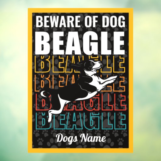 Persoonlijk opletten van de Waarschuwing van de Ba Raamsticker (Vel 3)