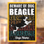 Persoonlijk opletten van de Waarschuwing van de Ba Raamsticker (Vel 2)