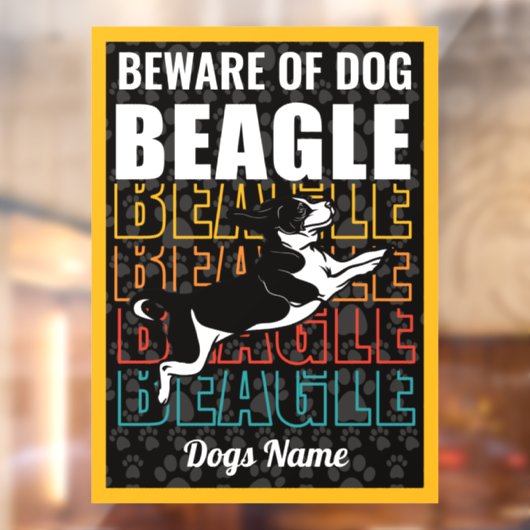 Persoonlijk opletten van de Waarschuwing van de Ba Raamsticker (Vel 2)