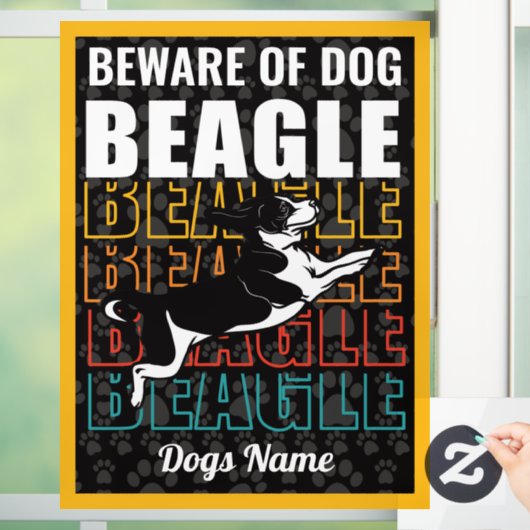 Persoonlijk opletten van de Waarschuwing van de Ba Raamsticker (Huis)