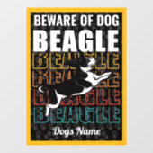 Persoonlijk opletten van de Waarschuwing van de Ba Raamsticker (Vel)