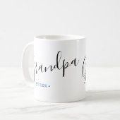 Persoonlijk Oprichtingsjaar Opa Koffiemok (Voorkant links)