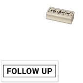 Persoonlijk OPVOLGINGS Label Hout Rubberstempel (Gestempeld)
