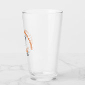 Persoonlijk Oranje Hoge School Lacrosse Team Glas (Links)