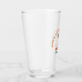 Persoonlijk Oranje Hoge School Lacrosse Team Glas (Rechts)
