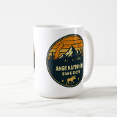 Persoonlijk orgel Sverige print design Koffiemok (Voorkant rechts)