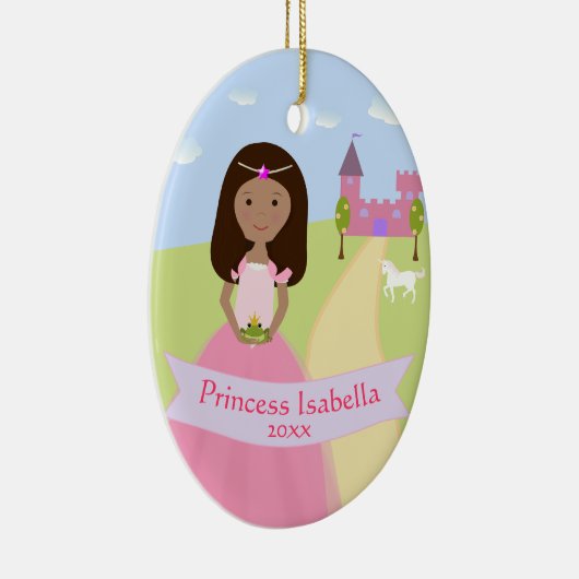 Persoonlijk Ornament van twee sided Princess (Rechts)