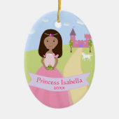 Persoonlijk Ornament van twee sided Princess (Voorkant)