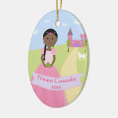 Persoonlijk Ornament van twee sided Princess (Links)