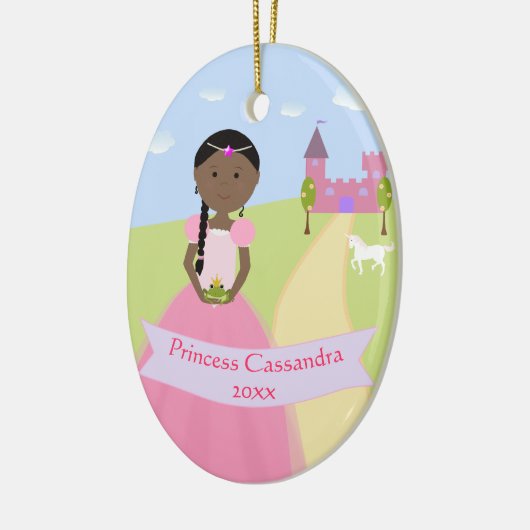 Persoonlijk Ornament van twee sided Princess (Links)