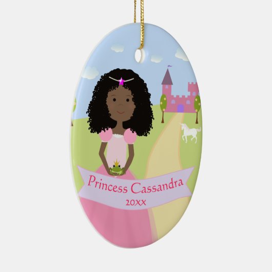 Persoonlijk Ornament van twee sided Princess (Rechts)