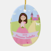 Persoonlijk Ornament van twee sided Princess (Voorkant)