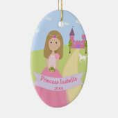 Persoonlijk Ornament van twee sided Princess (Rechts)