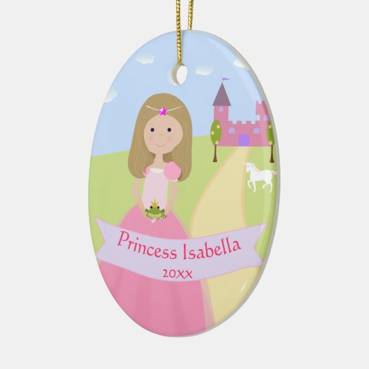 Persoonlijk Ornament van twee sided Princess (Links)