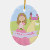 Persoonlijk Ornament van twee sided Princess (Voorkant)