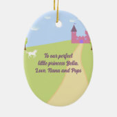 Persoonlijk Ornament van twee sided Princess (Achterkant)