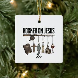 Persoonlijk ornament 'Verslaafd aan Jezus'