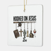 Persoonlijk ornament 'Verslaafd aan Jezus' (Links)