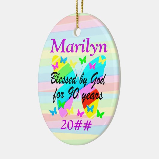  PERSOONLIJK ORNAMENT VOOR 90-JARIGEN (Links)