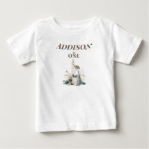 Persoonlijk Otterl 1e Verjaardag Baby T-Shirt
