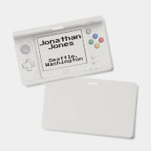 Persoonlijk Oude School Handheld Elektronisch Spel Badge (Voor- en achterkant)