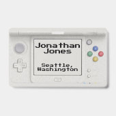 Persoonlijk Oude School Handheld Elektronisch Spel Badge (Voorzijde)