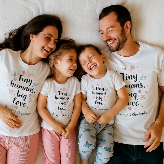 Persoonlijk ouder cadeau Kleine Mensen Grote Liefd T-shirt