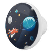 Persoonlijk Outer Space-patroon Keramische Knop (Rechts)