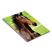 Persoonlijk paard en naam notitieboek (Rechterzijde)
